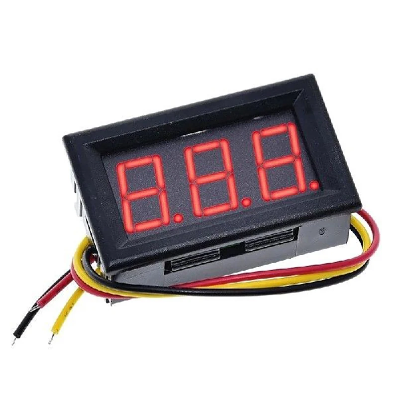 High Quality Digital Voltmeter 4.5V To 30V 0.56 Inch 2-wire DC Digital Voltmeter Voltage Panel Meter Red Blue Green