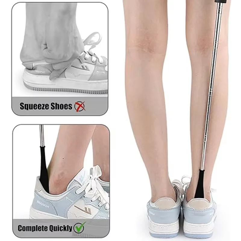 高齢者と妊婦用のストレッチ可能な金属靴,30〜71cmの靴,言葉なし,簡単な靴