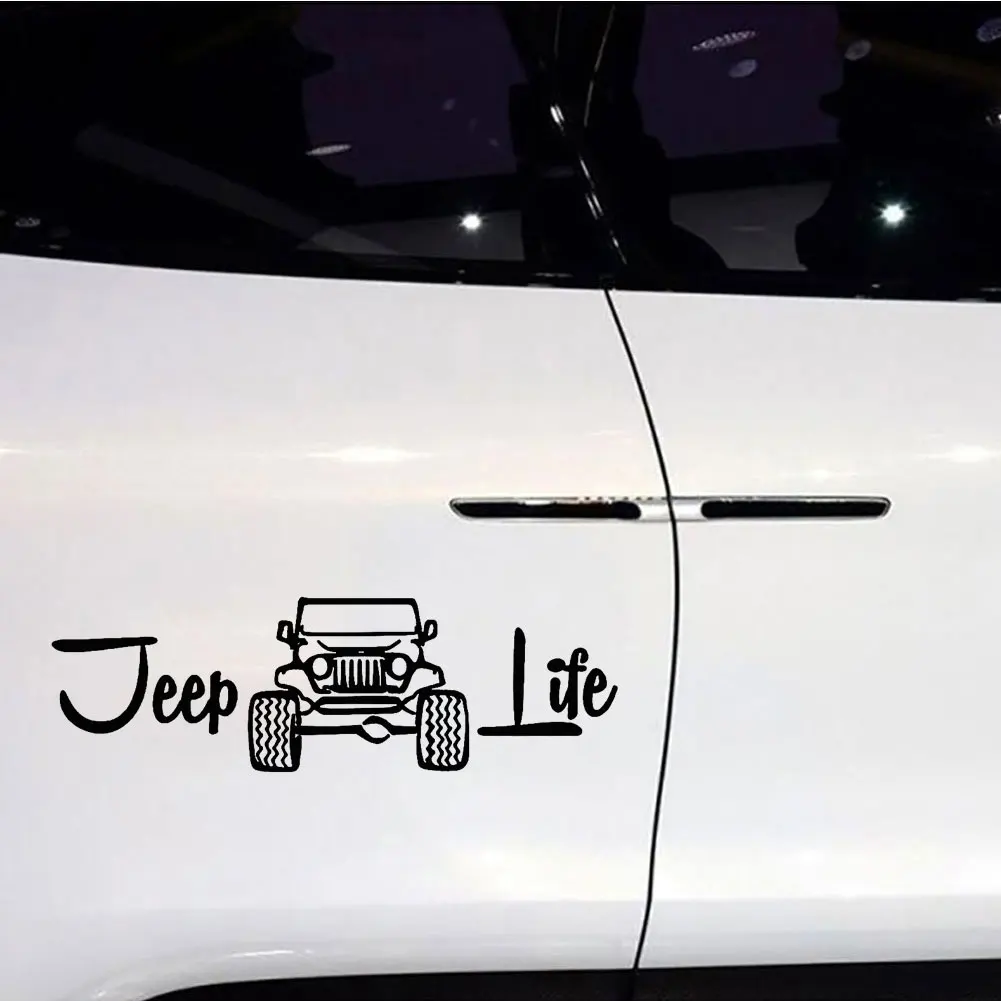 Jpct Waterproof Cover Scratch Off Road Life Car Sticker SUV Truck Accessories Body Bumper Window Sticker Decoration PVC - Image 6
