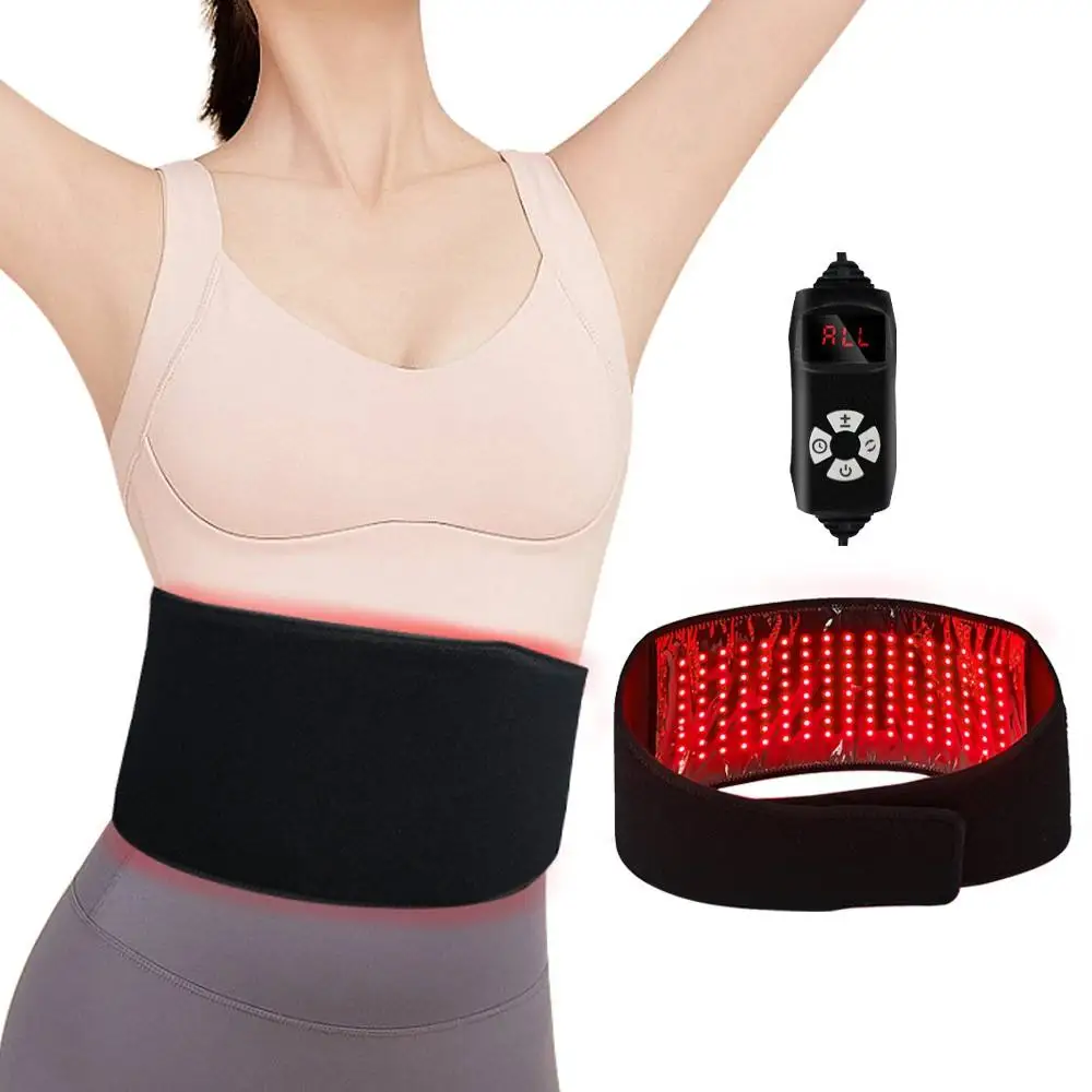 

New LED Infrared Red Light Therapy Belt For Body Pain Waist & Back Relief Therapy Device For Muscle Shoulder Joints Pain Relief