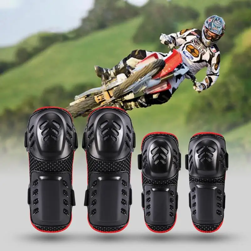 MTB Motorcycle Knee Pads Elbow Protection Motocross Snowboard Racing Ski Roller Body Protective Suit Kneepads Sports Accessories