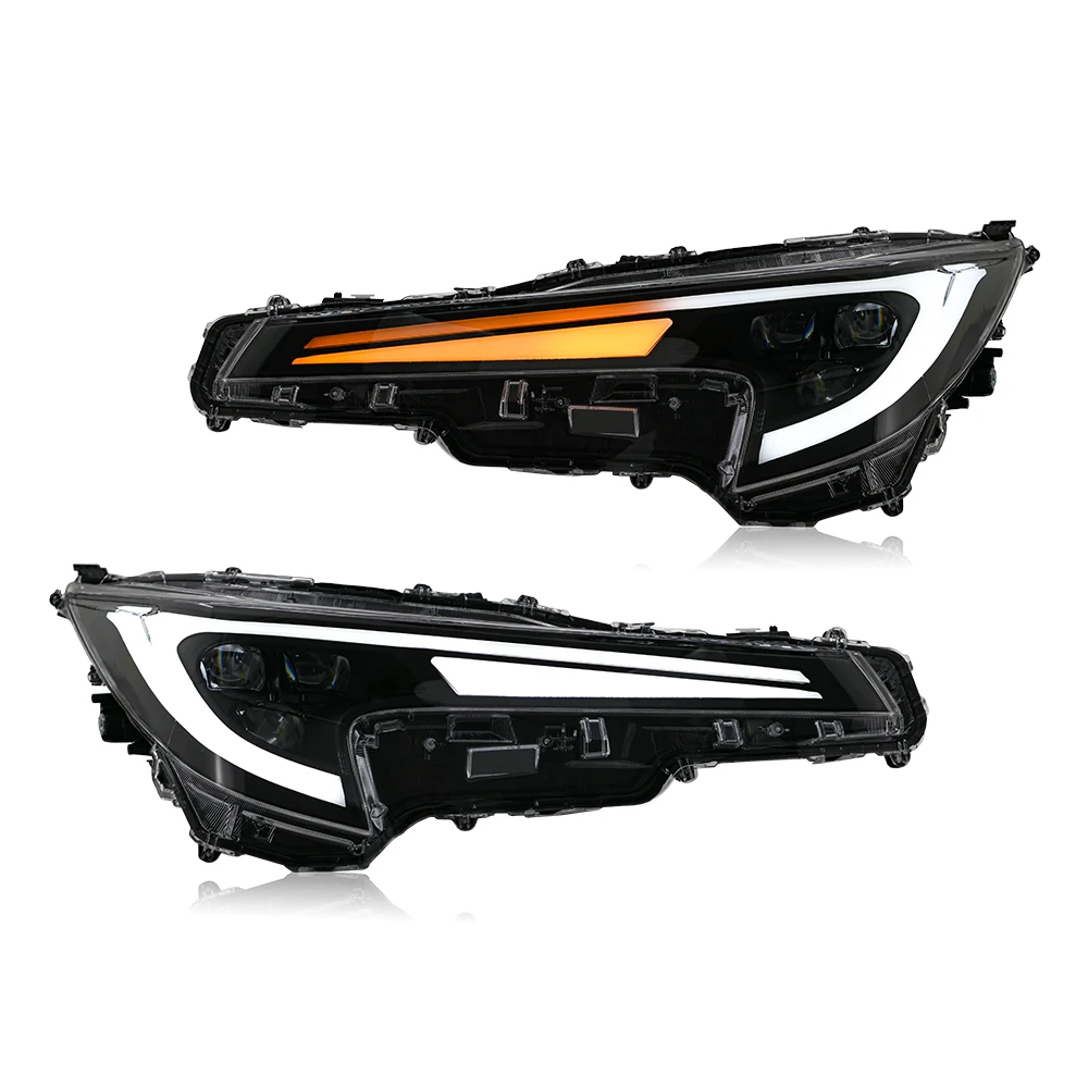 LED Headlights Assembly For 2020 2021 2022 Toyota Corolla Hatchback SE SE Nightshade XSE Full Replacement Head Lamp