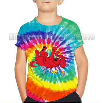 大紅狗克利福德兒童時尚T卹,適合3-14歲兒童,短袖上衣。 12 最佳銷售 大紅狗克利福德 - №3