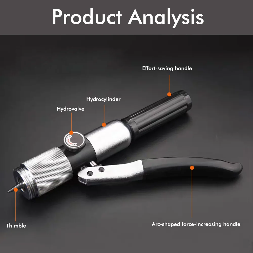 Hydraulic Tube Expander 10-42mm Lever Type Refrigeration Copper Tube Expander, Manual Tube Expander Tool