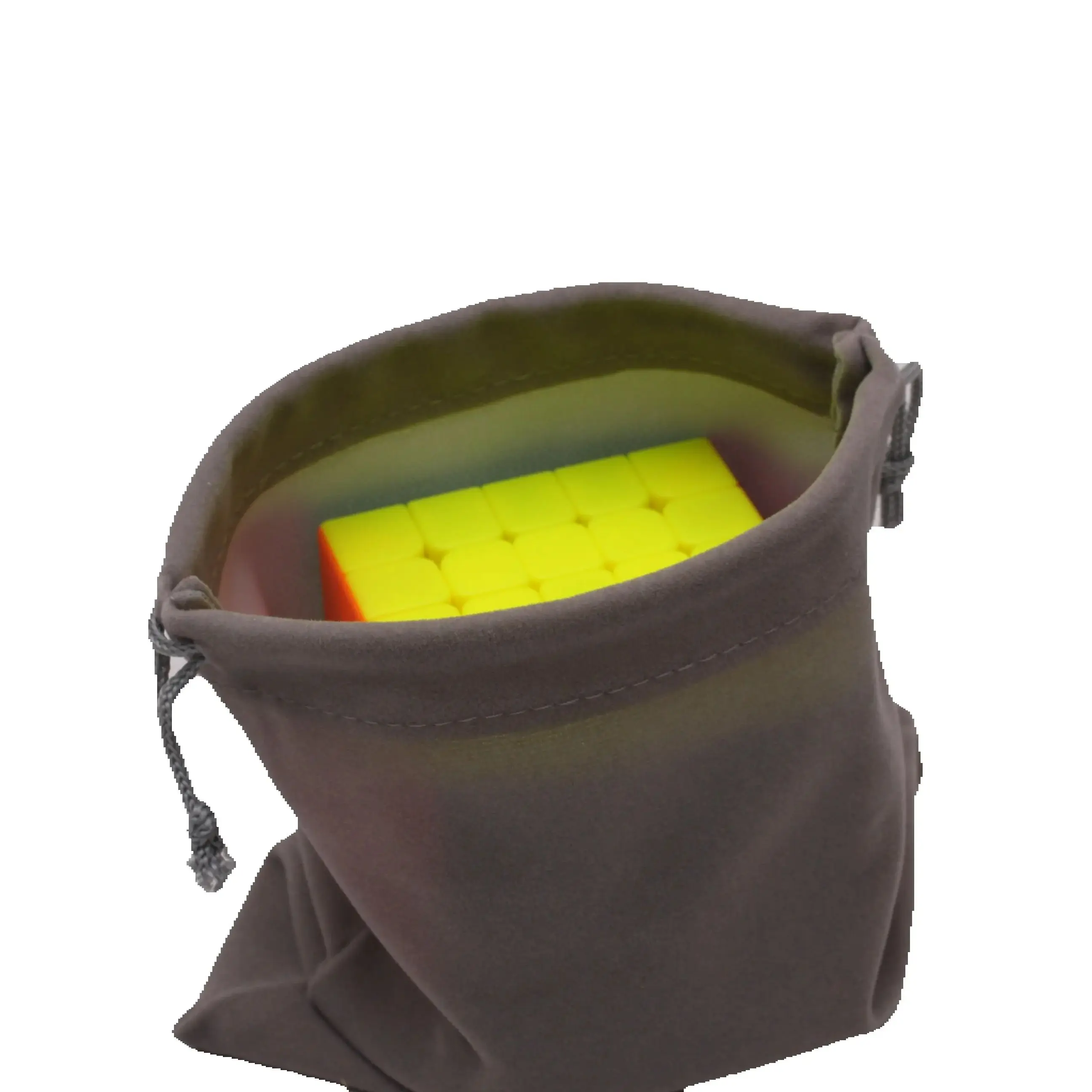 Tas Beludru Kubus Ajaib Warna Acak 15cm*14cm