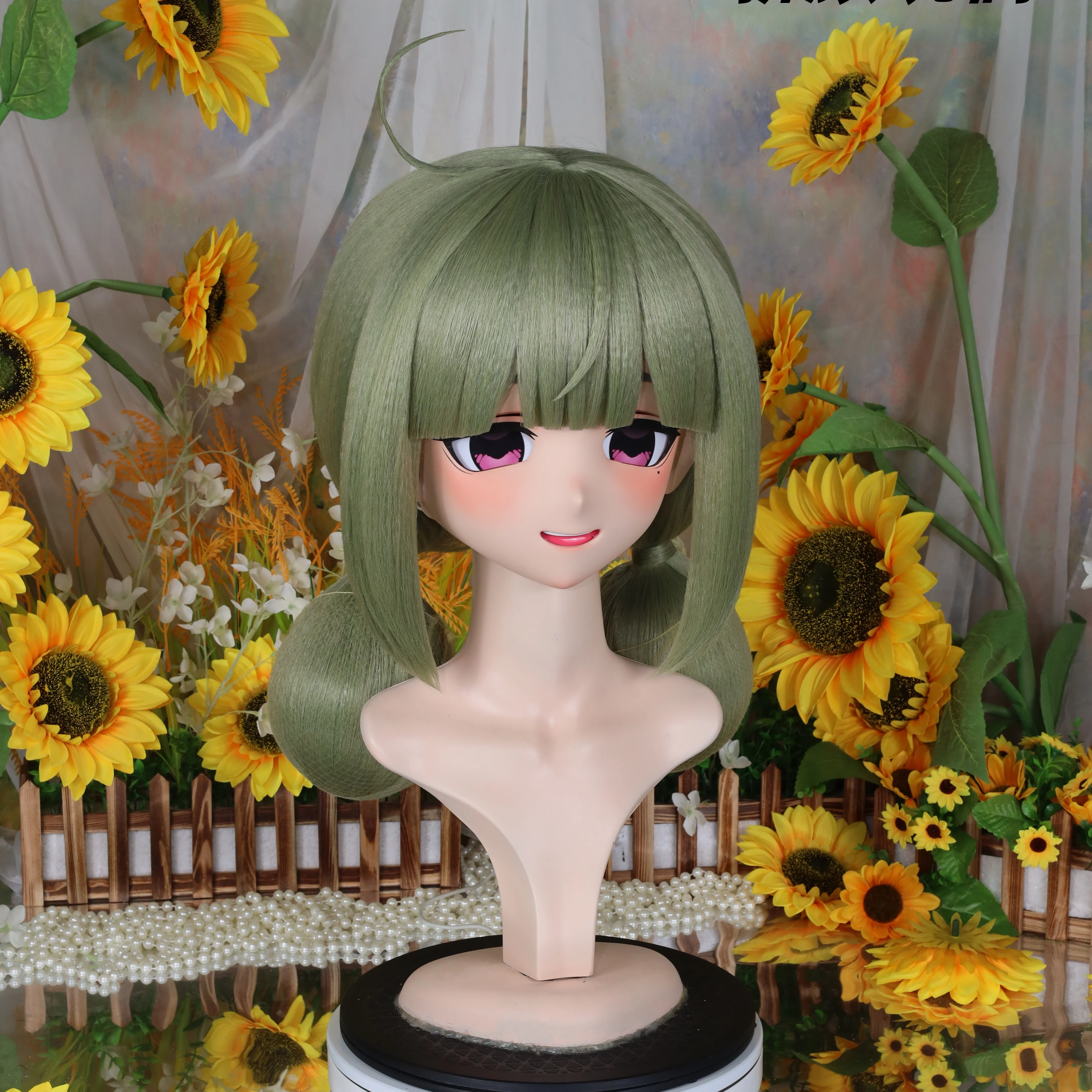 Kigurumi Aryo Kiki Dance NFD Full Headband Lock Cosplay Headshell Props Costume Anime Game