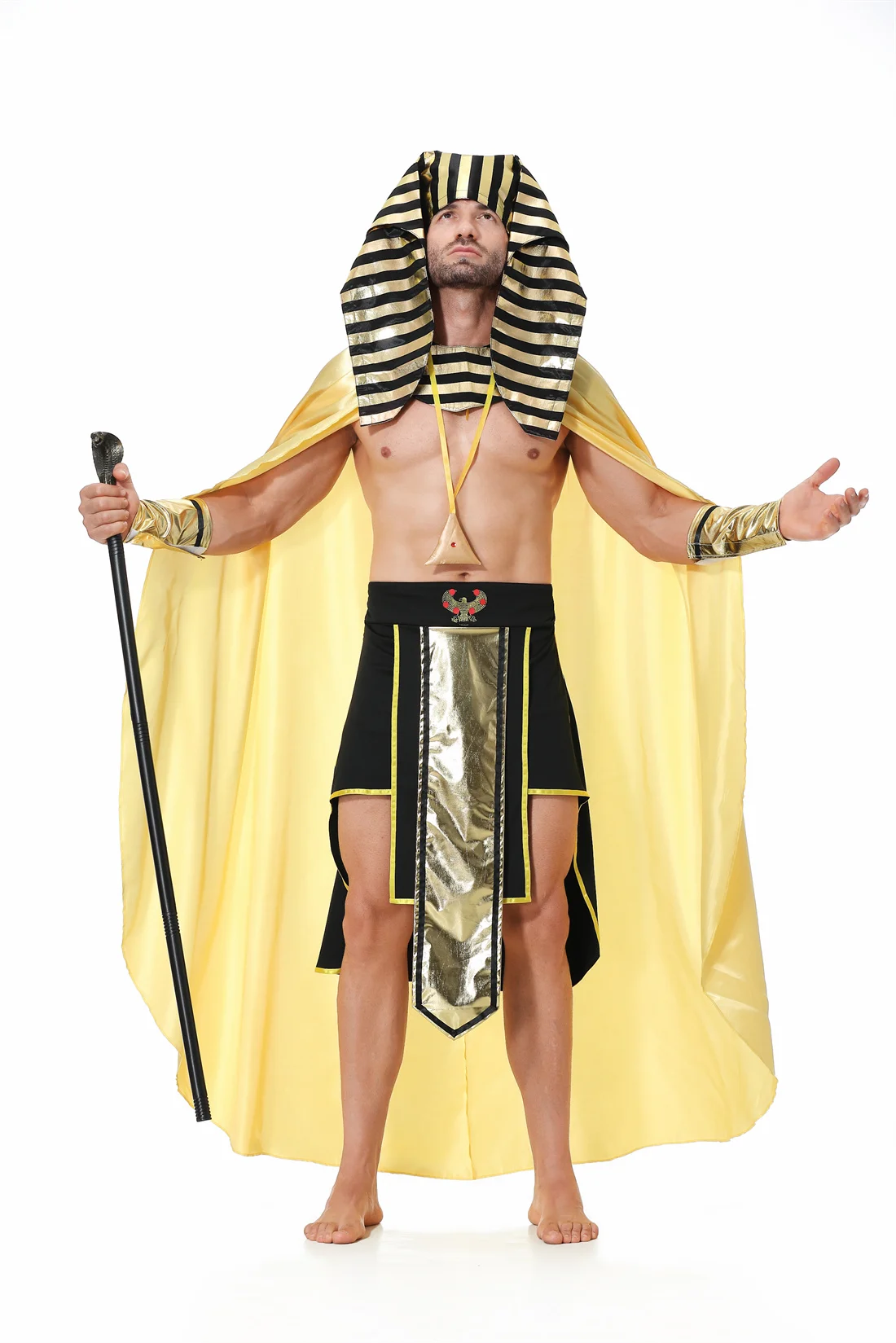 Medieval Egyptian Myth Pharaoh Costume Halloween Carnival Party Ancient Rome Egypt Anubis Soldier Cosplay Fancy Dress