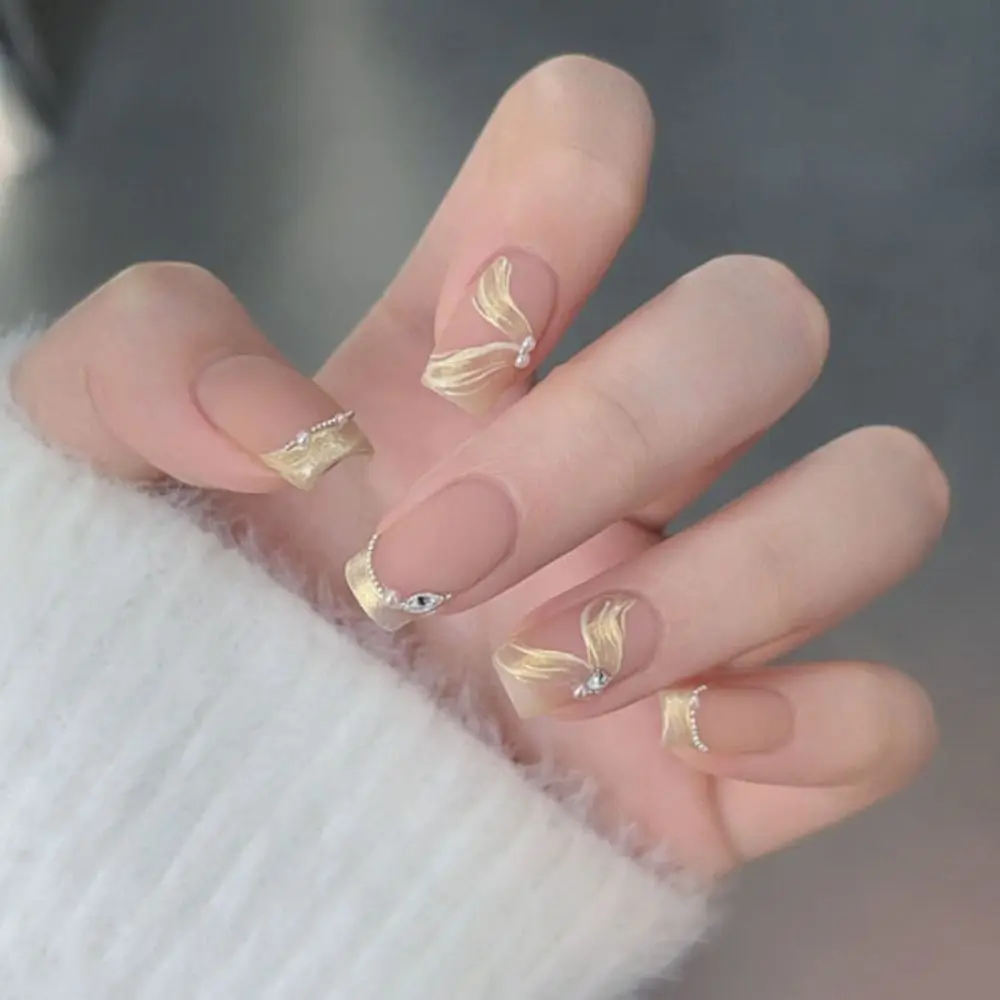 9-color 9-Grid Poke Gel High Saturation French Nail Manicure High Saturation Gel Delicate Nail Polish Manicure Gel Manicure