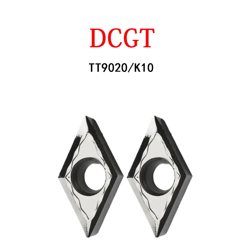 

Original Carbide Inserts DCGT070202 DCGT070202FL DCGT11T302FL DCGT070201SA K10 TT9020 DCGT Processing Aluminum CNC Lathe Cutter