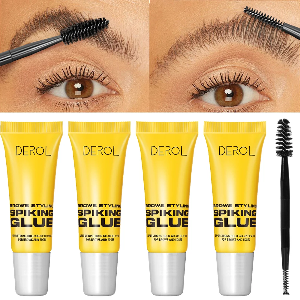 Rehausseur de sourcils sauvages 3D, gel imperméable durable, crème coiffante transparente, maquillage naturel pour les yeux