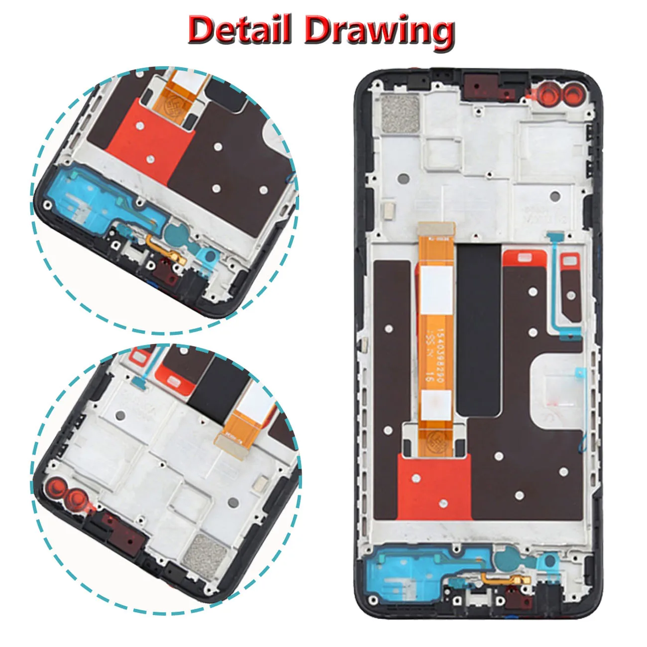 6.57\'Original Lcd Display For Oppo Reno4 Z 5G Full With Frame CPH2065 Screen Touch Panel Digitizer For Reno4Z Replacement Parts