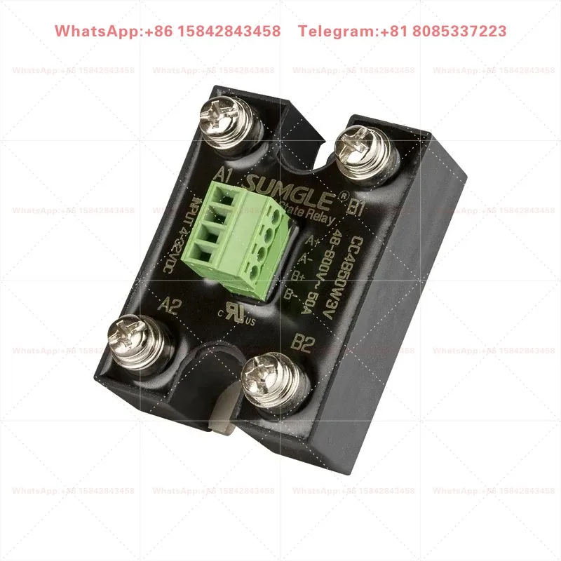 Dual Channel Two Phase Solid State Relay Module D4840-2H Input Output SOB54246 Control Switch