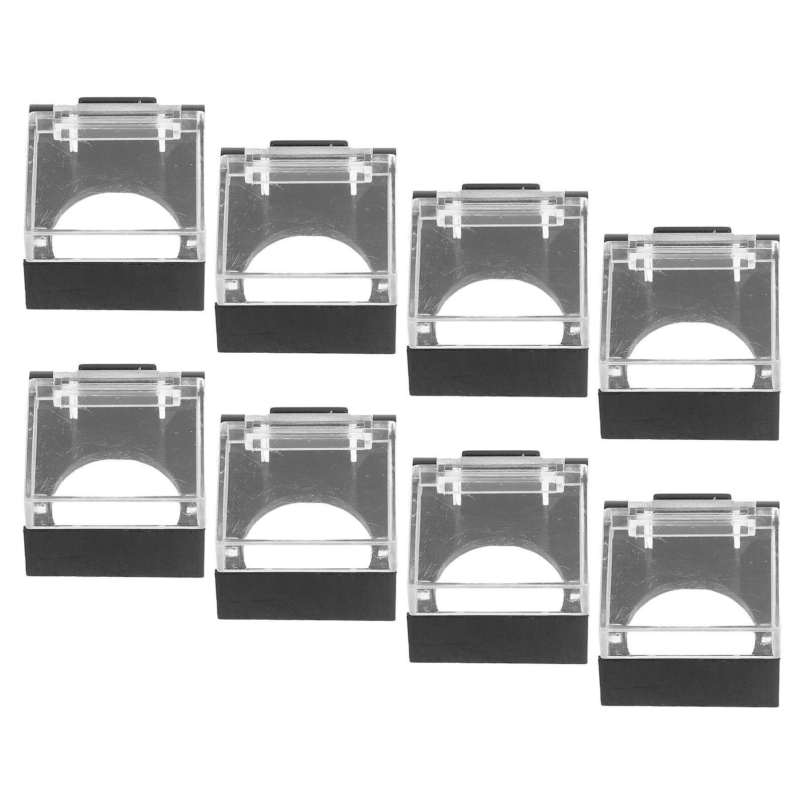 

8pcs Push Switch Covers For Washing Machine 16Mm Plastic Power Button Protectors Dustproof Child Pet Safety Guard Appliance