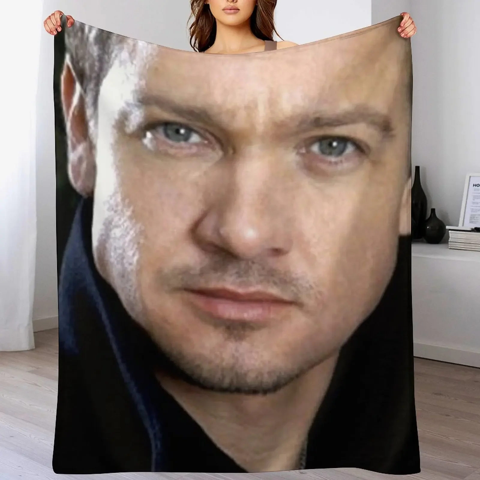 Jeremy Renner Throw Blanket Stylish Couch Blanket for Home Living Room