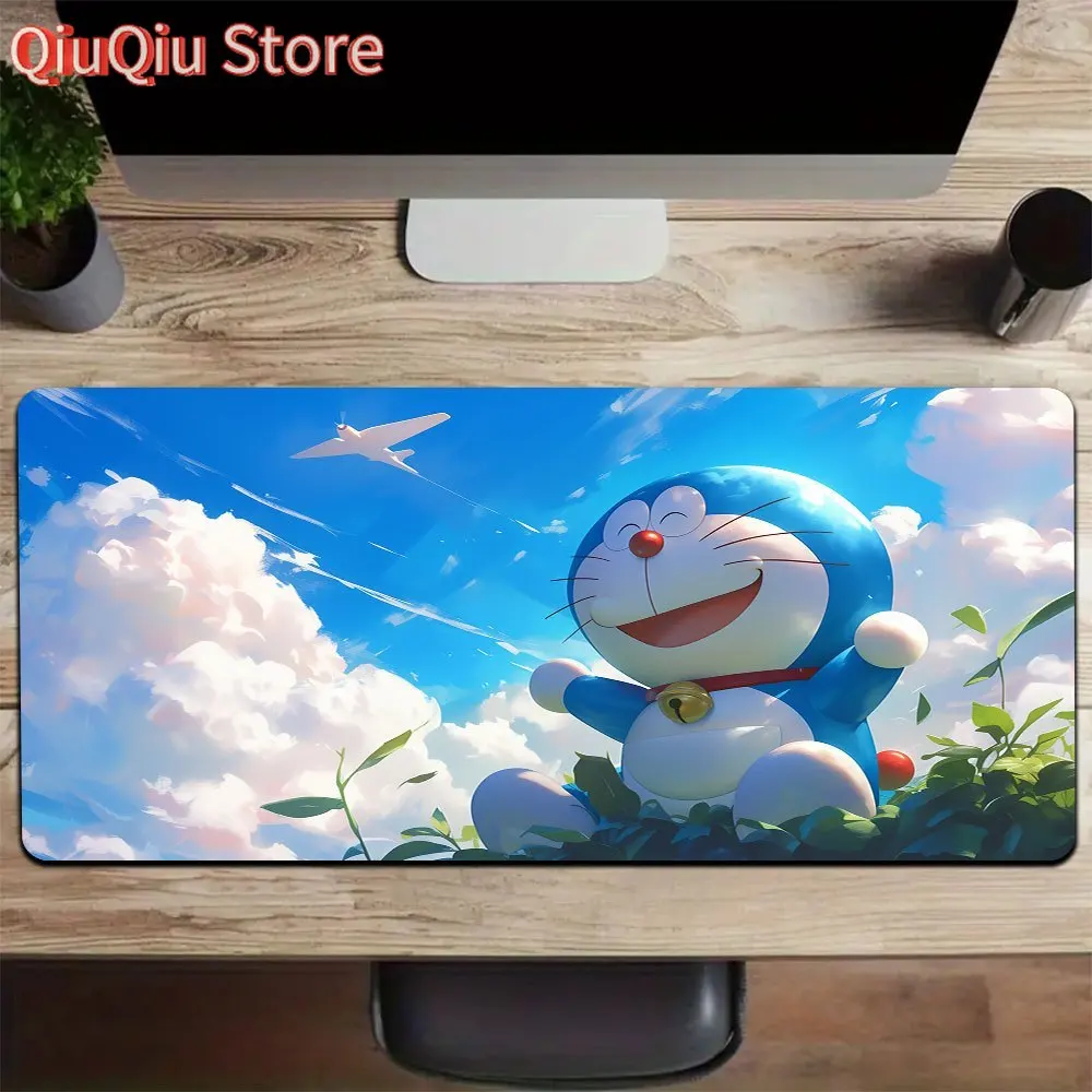 Alfombrilla grande para ratón Doraemon, alfombrilla para ordenador, alfombrilla para escritorio, teclado, alfombrilla para mesa de juegos de oficina, 1 ud.