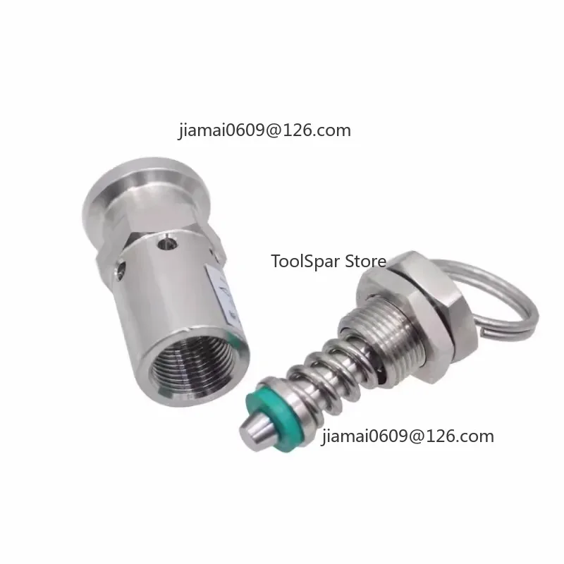 OD64mm SS304 Fermentation Tank Exhaust Valve, Tri-Clamp Automatic Pressure Relief Safety Valve