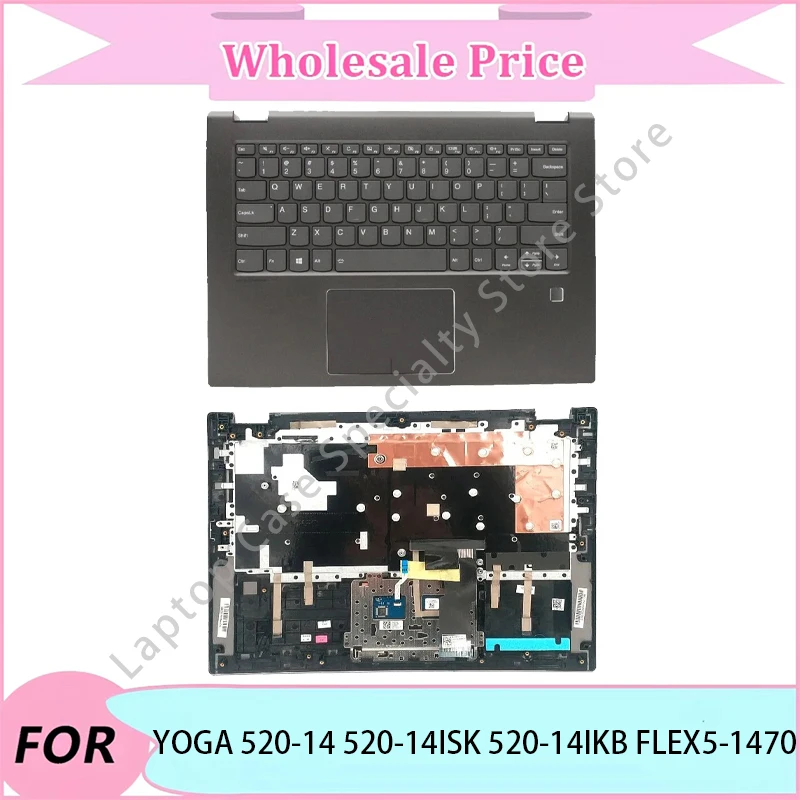 

NEW For Lenovo YOGA 520-14 520-14ISK 520-14IKB FLEX5-1470 Keyboard/US Keyboard/backlight Keyboard/touchpad