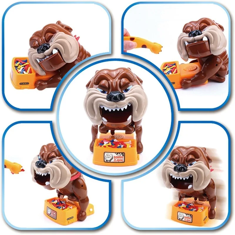 Funny Parent Child Games Beware of The Dog Don't Wake The Dog Toys Dog Board Games for Kids Tricky Toy Bad Dog Gnaw Bones Toy