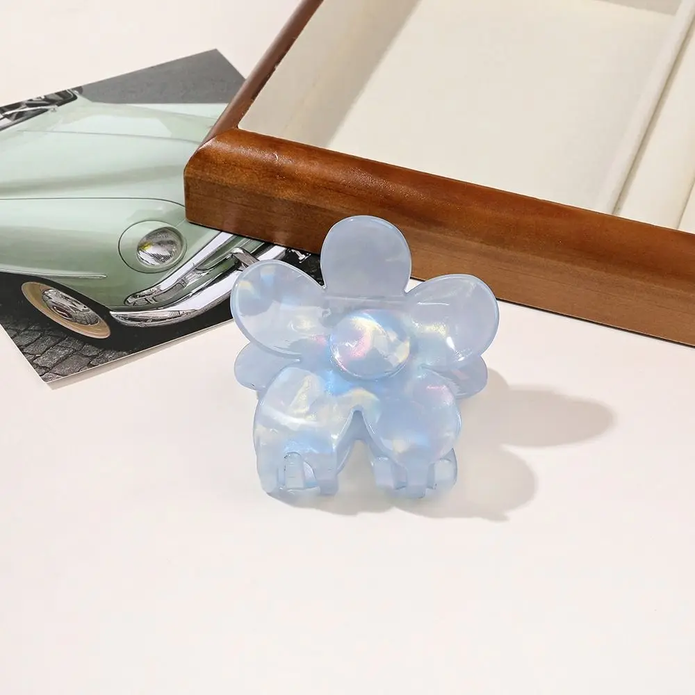 กิ๊บติดผมดอกไม้หลากสีขนาดเล็กสไตล์เกาหลีกิ๊บติดผมดอกไม้ปูเครื่องประดับผมกิ๊บเรขาคณิตกิ๊บฉลามหญิง