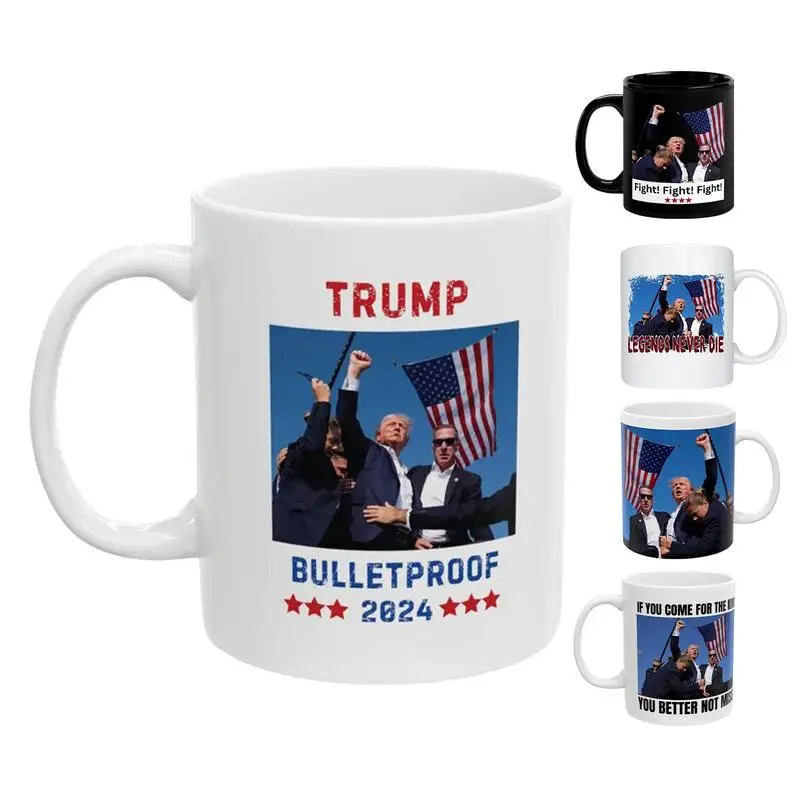 

Assassination of President Coffee Mug Trump Rally Shooter Coffee Mug Trump 2024 Novelty Cup Funny Coffee Mug Gift Coffee Mug