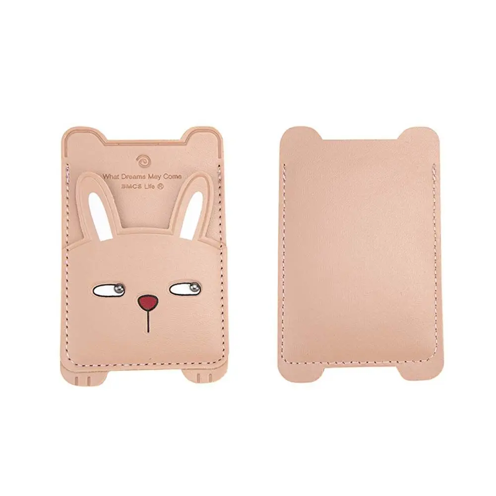 

Accessory Cartoon ID Bus Card Adhesive Sticker Card Sleeve Phone Card Holder Mobile Wallet Phone Back Pocket Storage Wallet