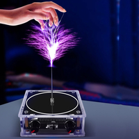 O50 Mini Tesla Coil Speaker Bluetooth-compatible Music High Power Voltage Pulse Electric Arc Generator Speaker