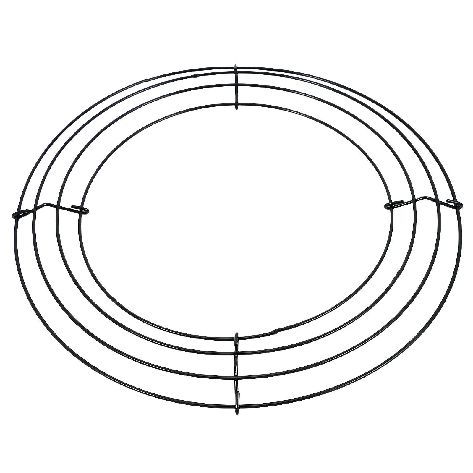 

1Pcs Iron Wreath Frame Solid Round Structure DIY Christmas Garland Hoop Home Decor Accessory Iron Wreath Loop