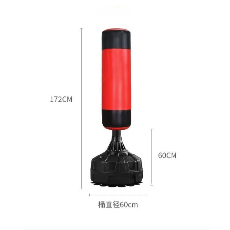 

Black High-quality Boxing Trainer, Sturdy and Durable with Customizable Setup, Upright Punching Bag for Emotional Release
