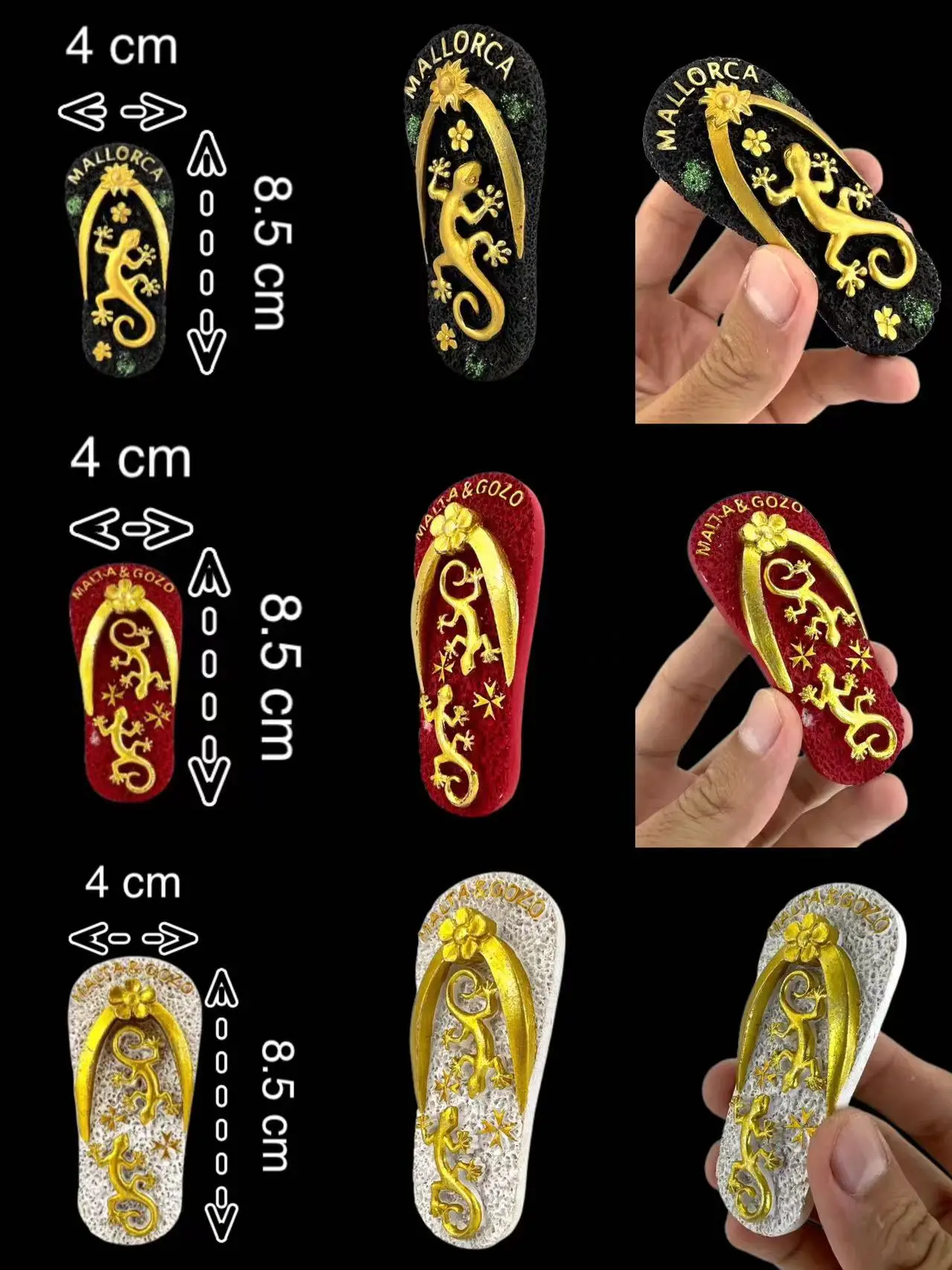 Mallorca Spain Fridge Magnets Travel 3D Memorial Magnetic Refrigerator Stickers Gift Room Decoration Collectio