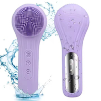 Sonic Waterproof Facial Cleansing Brush for Men & Women Rechargeable Exfoliating Electric Face Scrubber Cleanser Brush