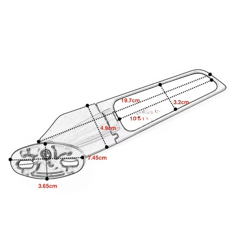 Motorcycle Accessories Rearview Mirror Modified Yamaha R Series 1, 15, 25, 3, 6 R125 Rotary Adjustable Rearview Mirror