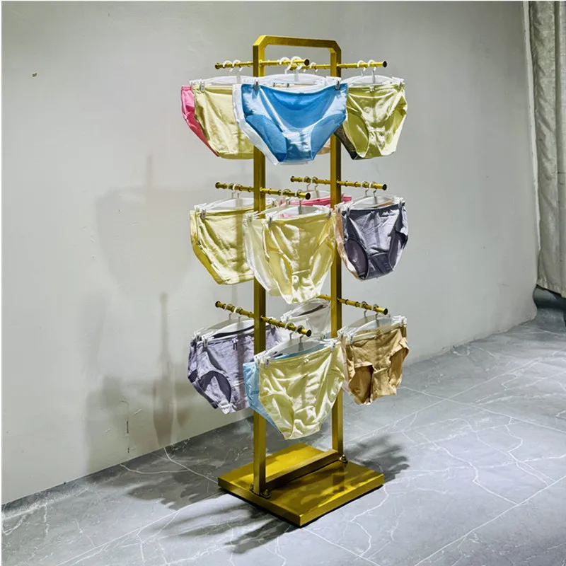 

Underwear tore iland floor-tanding multifunctional lingerie adju double-ided bra
