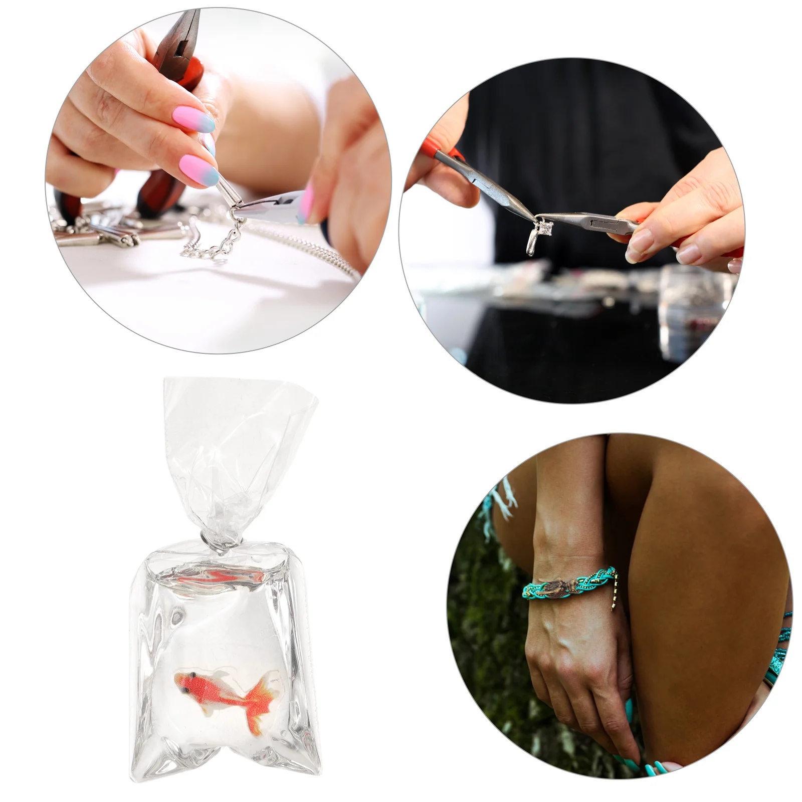 

10Pcs Goldfish Resin Charms Jewelry Making Supplies for Earrings Bracelets Necklace Keychain DIY Crafts DIY Charms