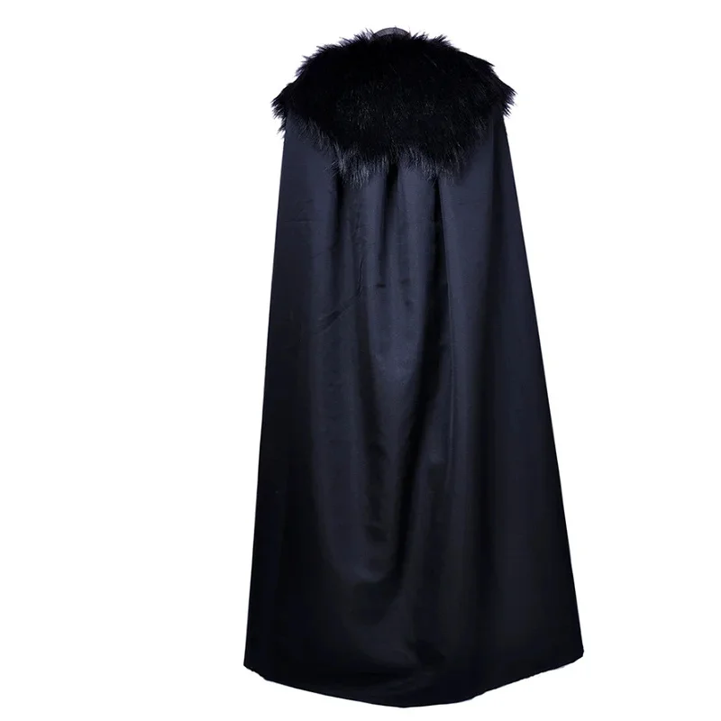 

A;3\v,7'd/Anime Jon Snow Cosplay Costume Coat Cape Cloak Full Set Halloween Outfit for Men Disguise Stage Performance w.3;v'6\b/