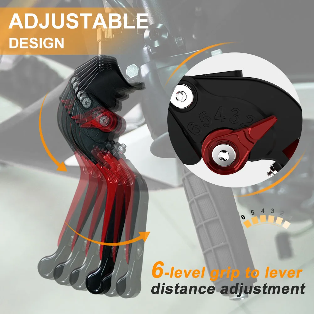 Palancas de embrague de freno ajustables plegables extensibles para Piaggio Fly 125 150 Hexagon 125 SKR Skipper 125 Hexagon 180 2T NRG Power