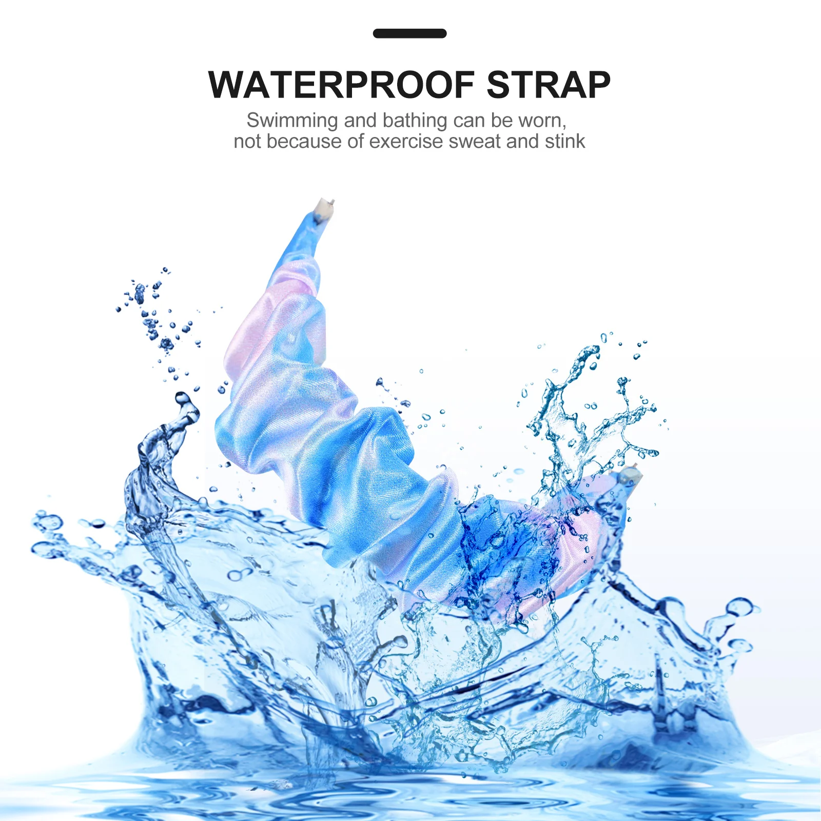 

1Pcs Elastic Watch Strap High-Quality Silk Material Durable Smooth Comfortable Fashionable Retro Design for Most Watches