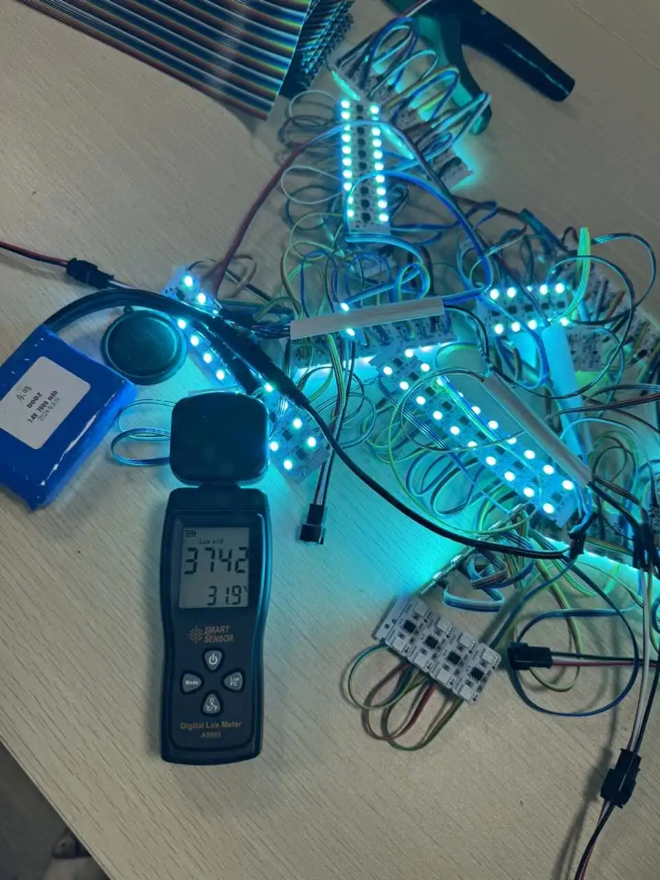 DDDZ LED voor 7-vierkante trilobiet vliegende nachtshowvlieger exclusief met de vlieger met ronde hoek LED beschermt uw vlieger