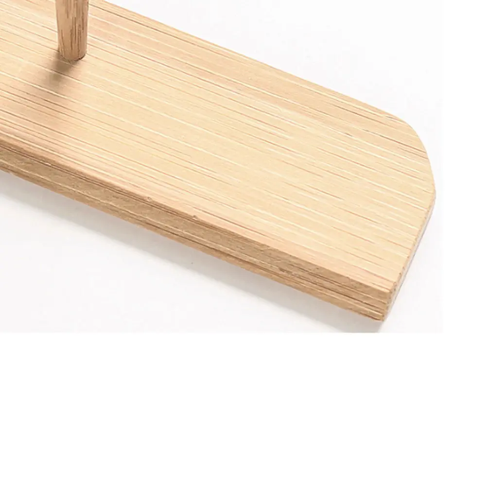 5Pcs Bamboo Pancake Spreader Crepe Maker Tool Rotatable Multi Directional Healthy Safe Kitchen Utensil for Crepe Pan Frying