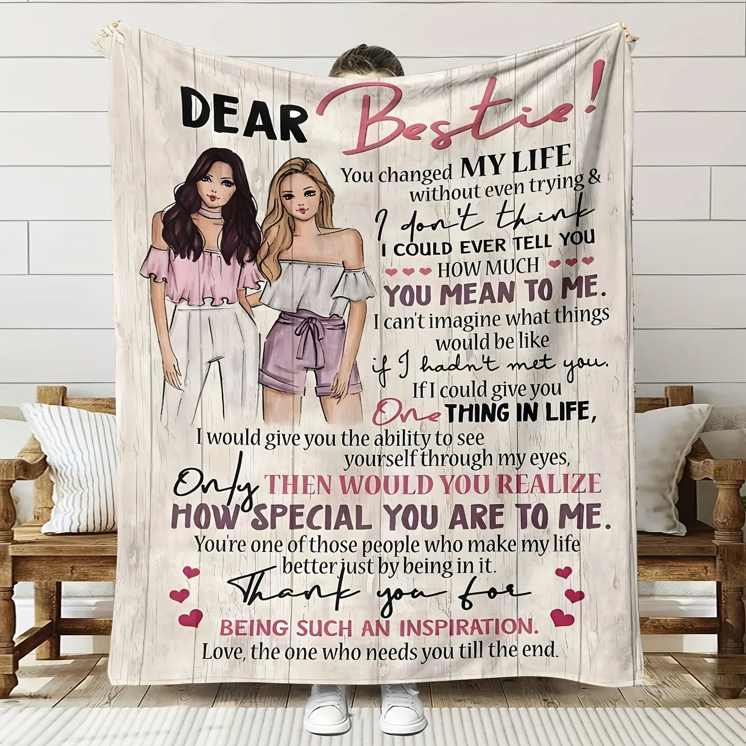 

Аниме-одеяло в стиле преппи - мягкая фланелевая накидка