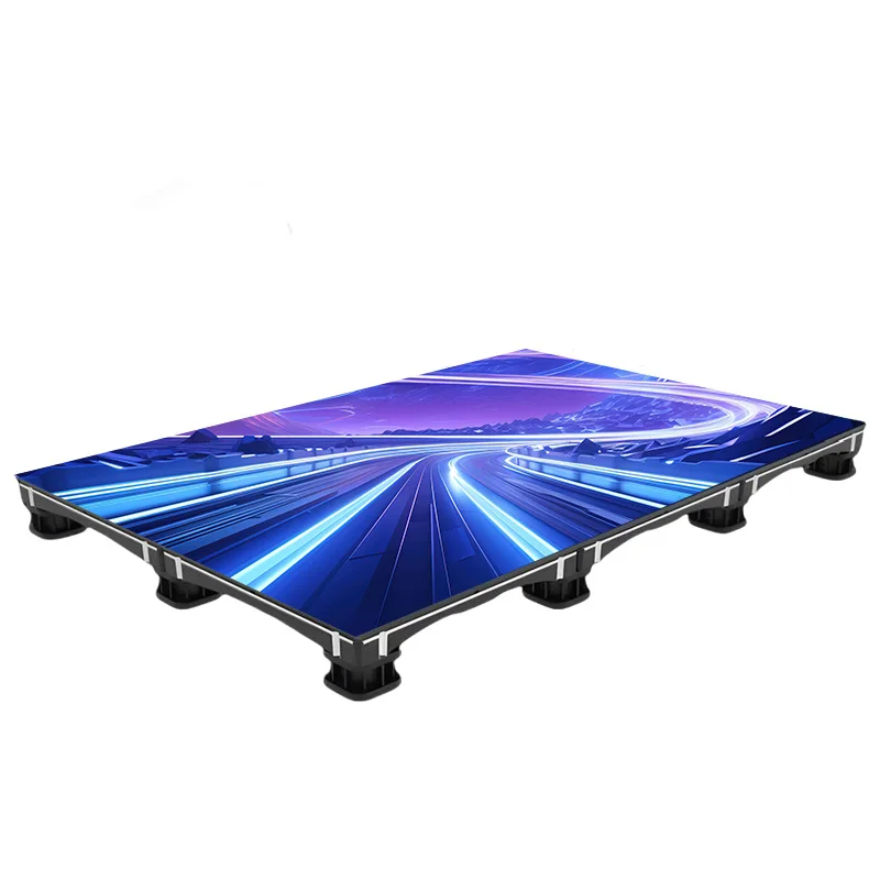 Custom High Quality LED Dance Floor Waterproof Interactive Panel Tile Screen For Stage Party
