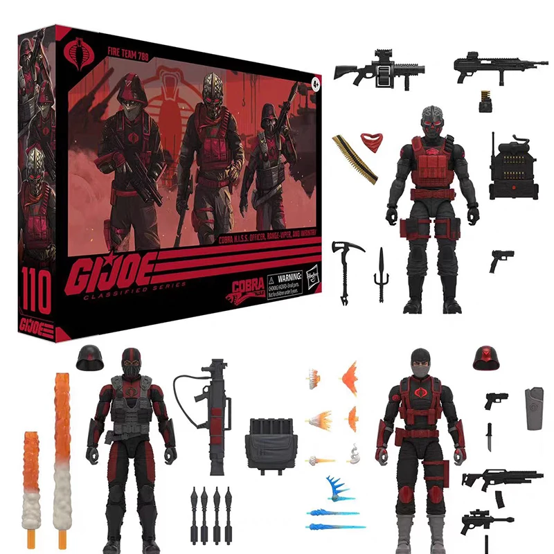 In Stock Hasbro Special Forces Kes788 Firepower Team Cobra Soldier Shooter GJOE 6-inch Gifts Toy Collection for Kids