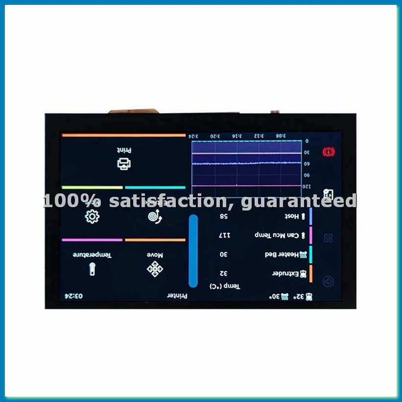 

5-дюймовый сенсорный экран LVDS высокого разрешения, высококачественная 3D-запасная часть 0.2 для материнской платы CM68-A86Z