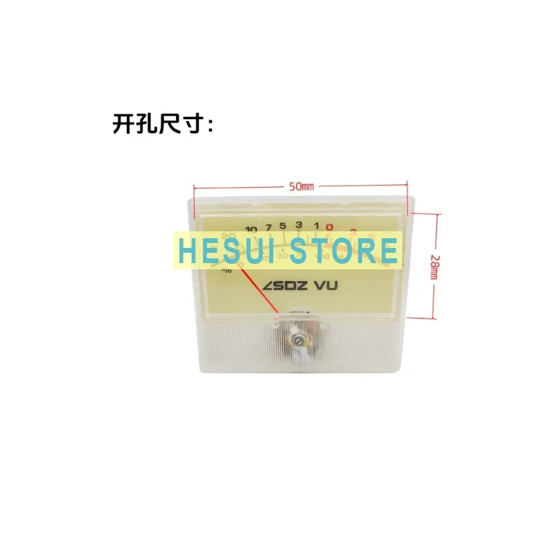 Stereo dual channel vu level meter passive driver board kit pointer db audio meter hifi bile power amplifier