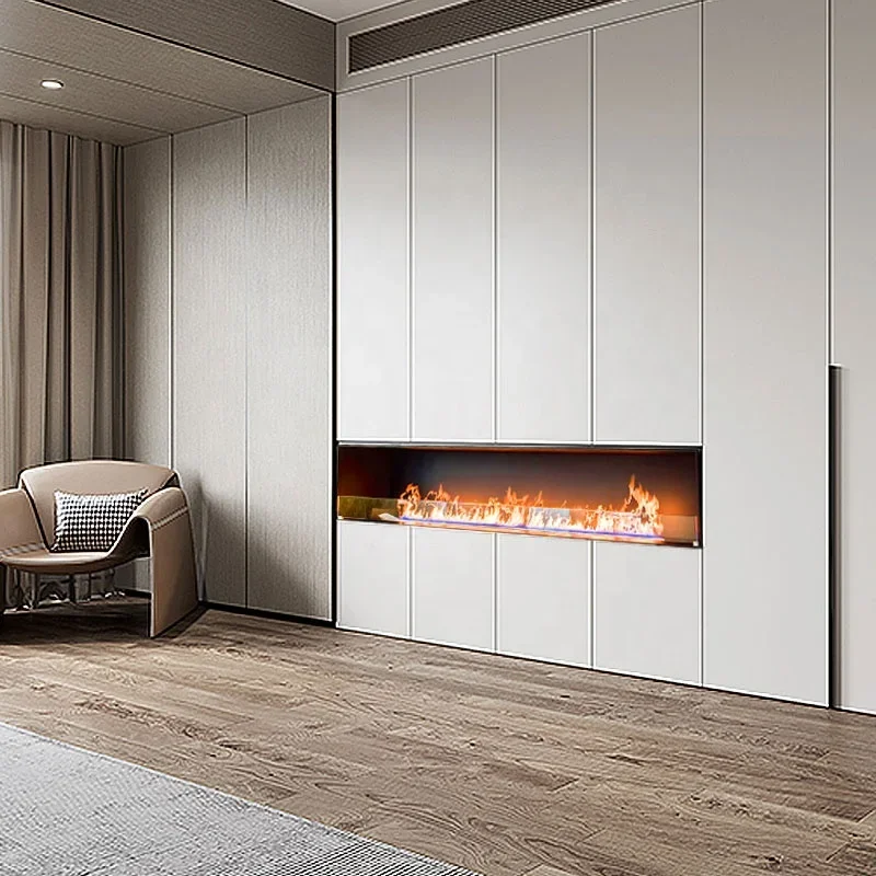 

Паровой камин Электрический камин на водяном паре 7 светодиодных пламенных цветов Вода 3D Паровой камин 1000 мм 1500 мм 2000 м