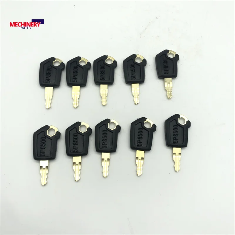 

10pcs iron key For Caterpillar Tractor Loader Truck 5P8500 Heavy Equipment Ignition Key new