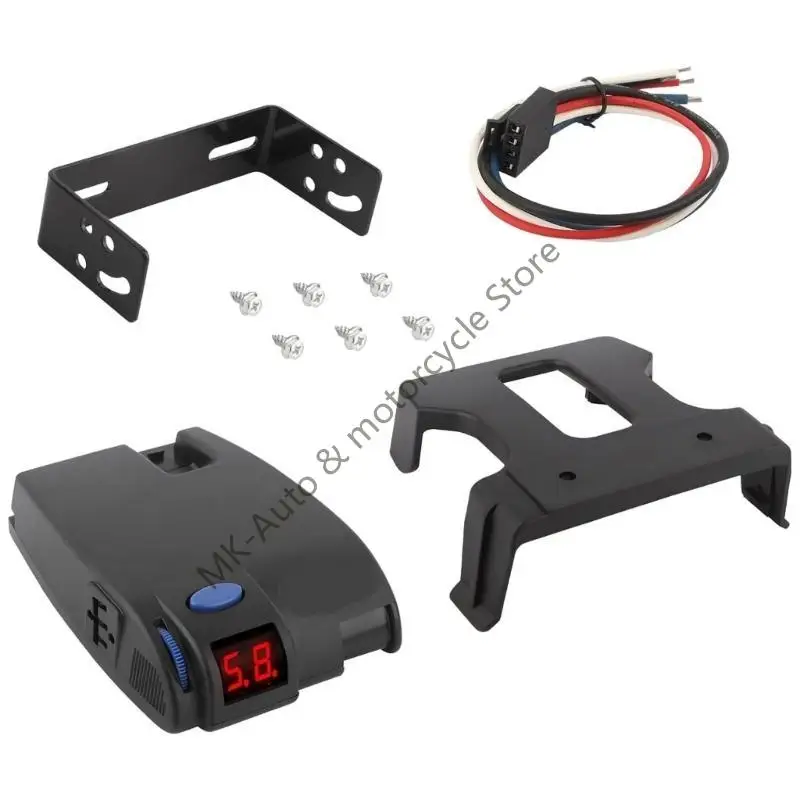 

F62F Trailer Brake Controller with LED Digital Display Diagnostic Pickup Trucks Accessory Electronic Brake Control 90160