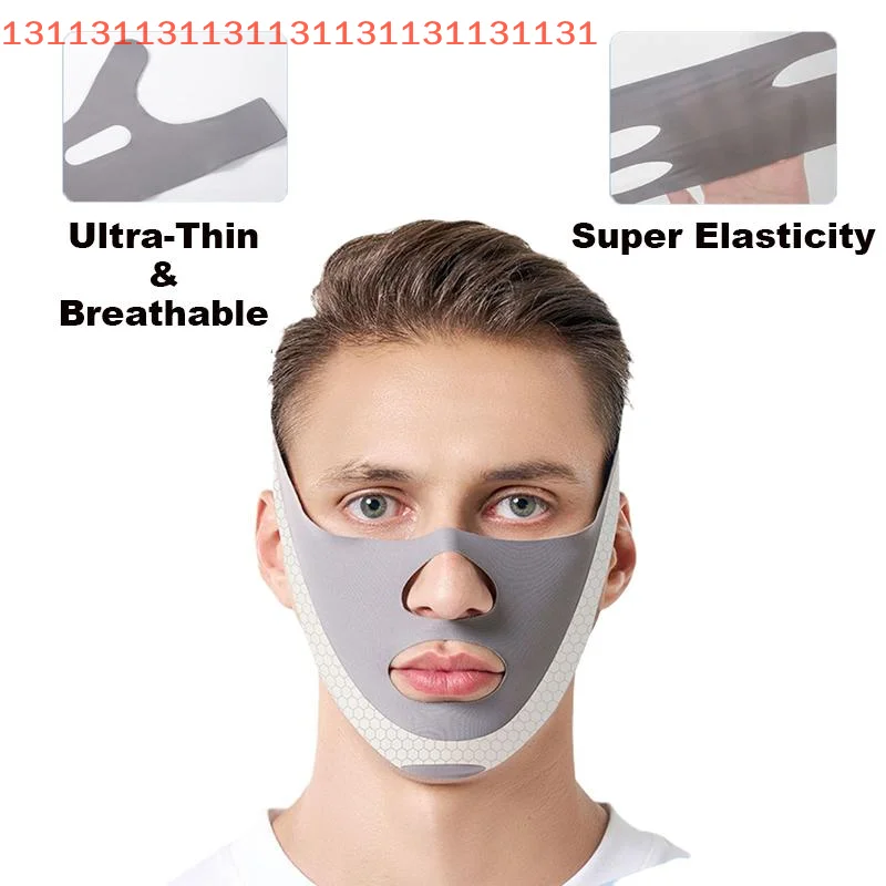 Doppel Kinn Gesicht Maske Gesichts Dünne Gesichtsmaske Abnehmen Verband Hautpflege Gürtel Form Lift Reduzieren Gesicht Ausdünnung Schlanker Für Männer