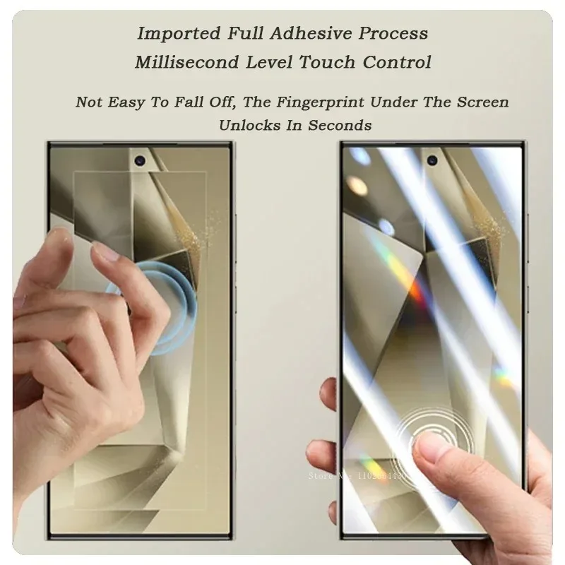 2Piece Flexible Silicone Hydrogel Film For Samsung Galaxy S25 S24 S23 S22 Ultra Screen Protector For Samsung S25 S24 S23 Plus
