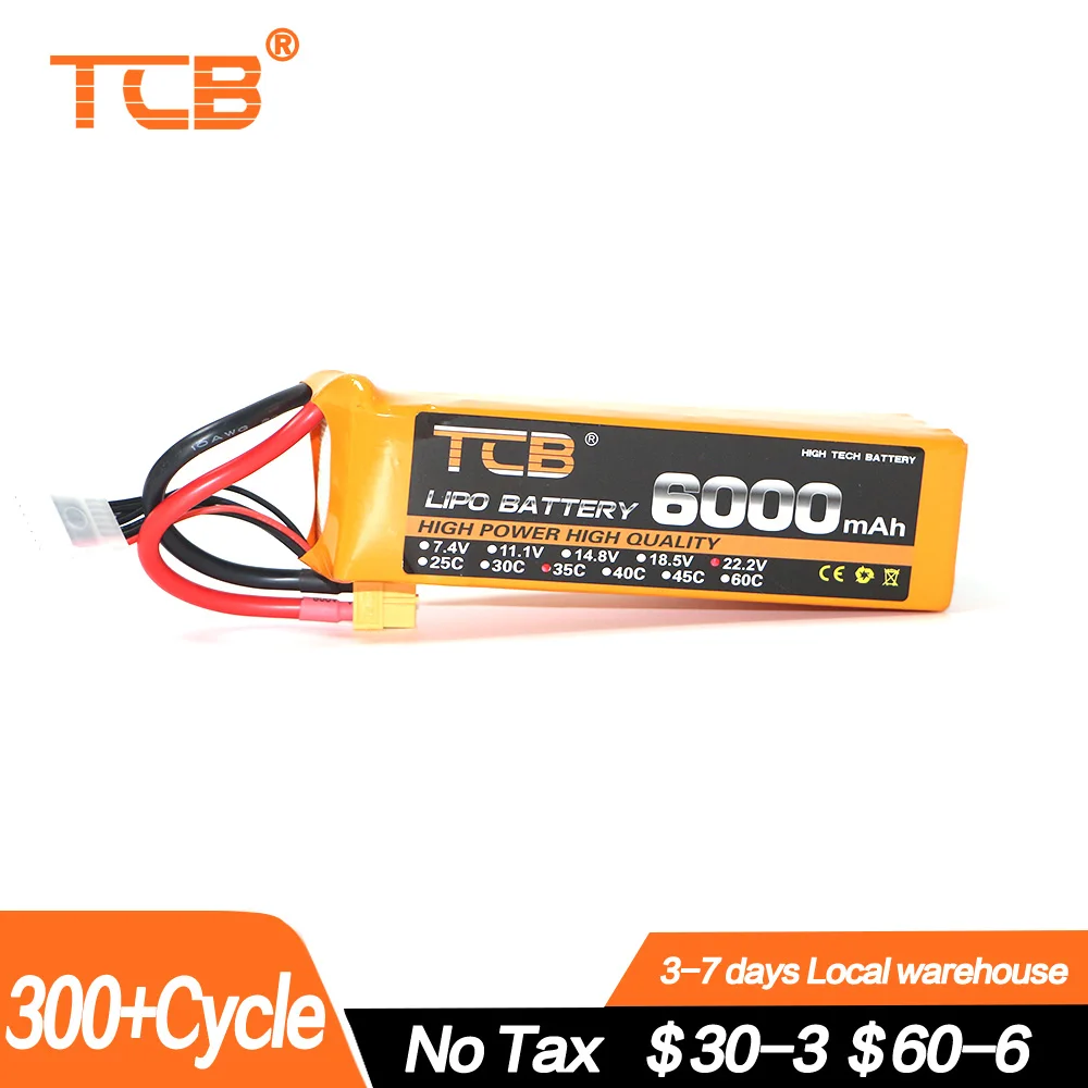 TCB 2PCS RC Lipo 2S 3S 6S Battery 9500mah 8000mah 150C 120C 50C 7000mah 6000mah 11.1V 14.8 V 22.2V 7.4V Hard Case For RC Parts