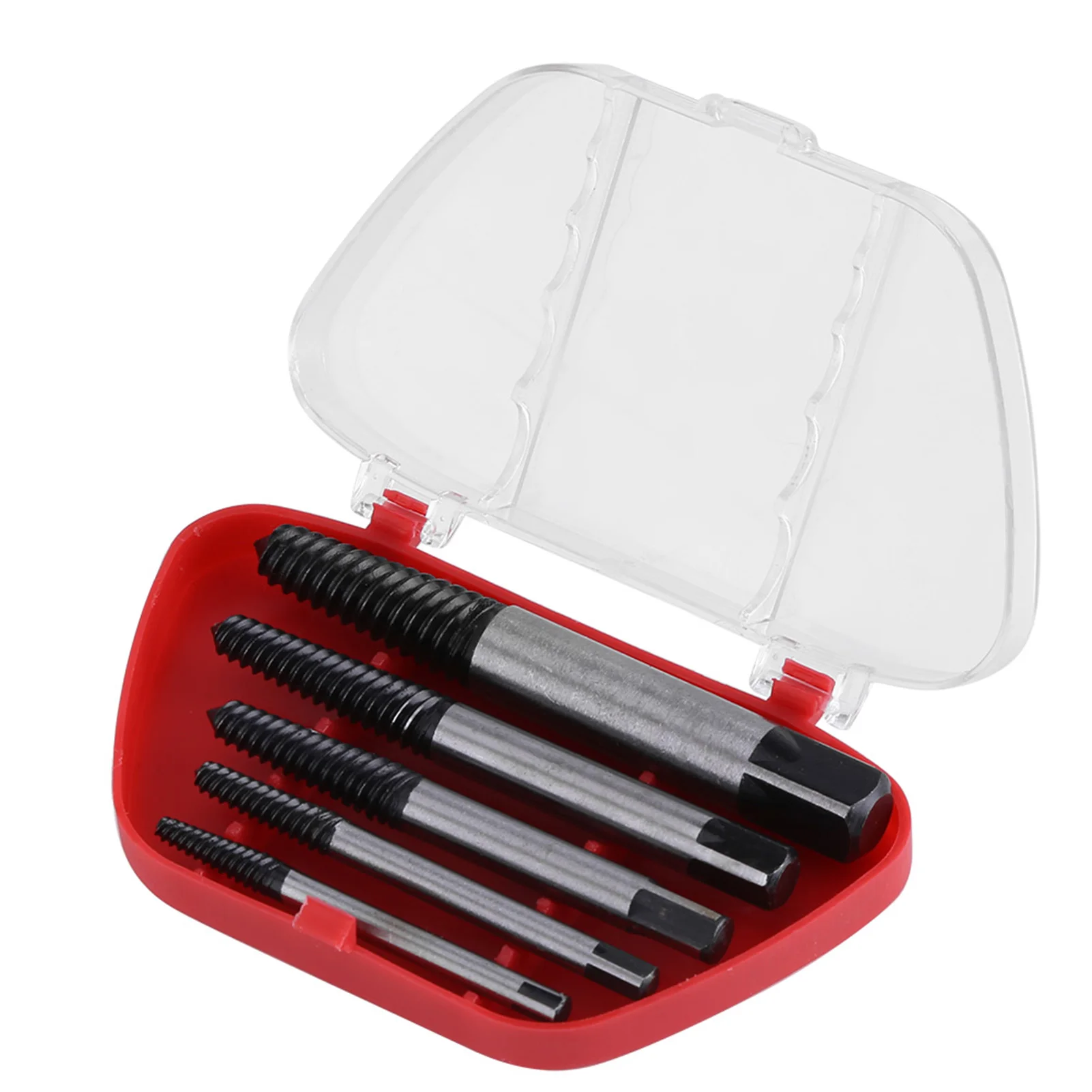 5Pcs Damaged Broken Screw Remover Extractor Drill Bits Steel Durable Easy Take Out Removing Tool for Woodworking and Machine